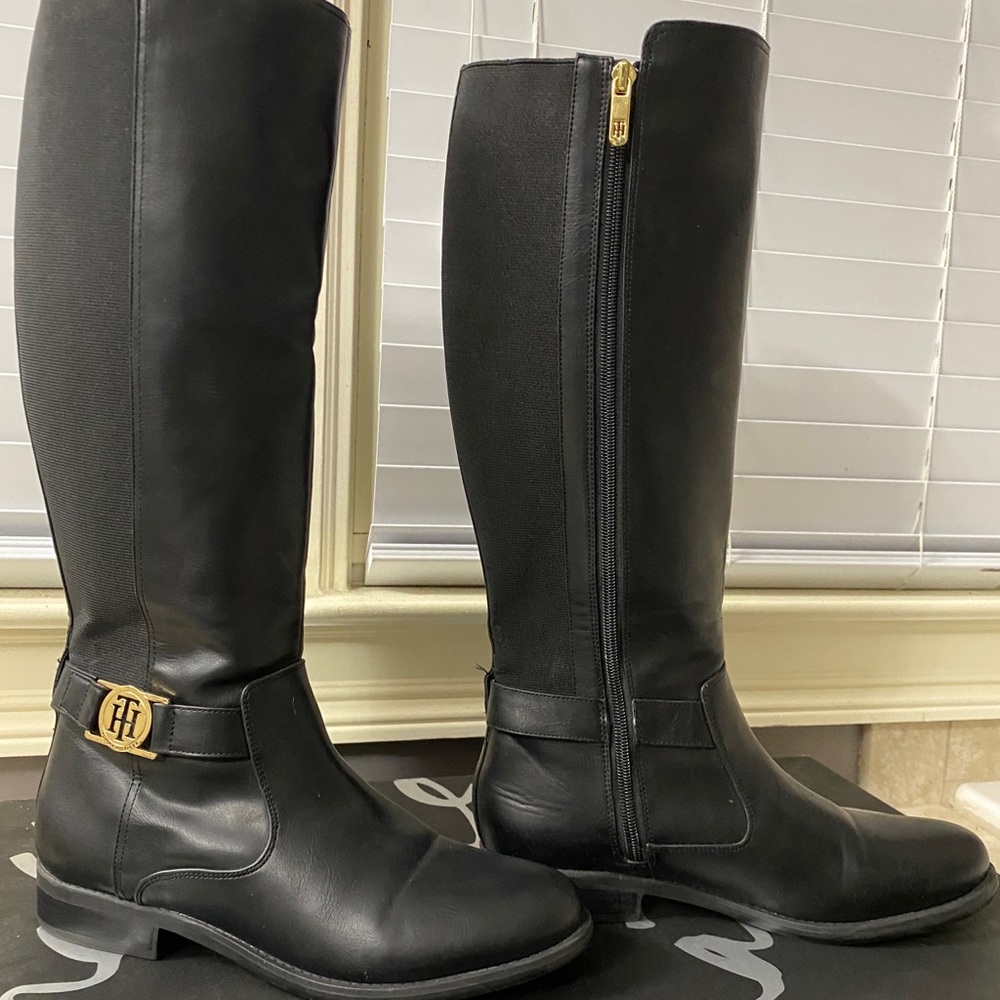 SOLD!!  Stylish Black Riding Boots